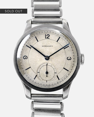 1938 Longines 'Sector Dial' | Flat Bezel | Ref.2326| Cal. 1268z | Gay Frères Bamboo Bracelet | Extract From Archives