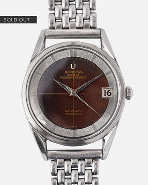 1960 Tropical Universal Genève Polerouter | Coffee Bean Matte Dial | Ref.204610-2 | Unpolished