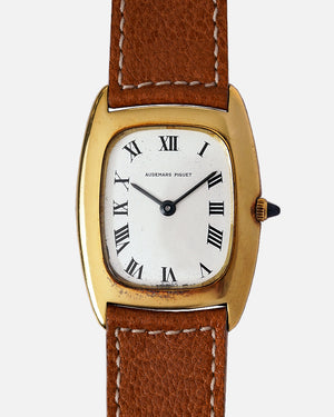 1970s Audemars Piguet Tonneau | Extra Plate -Ultra Thin | Ref. 5233 | 18kt Yellow Gold