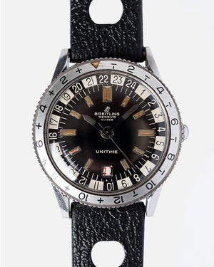 *VERY RARE* 1950s Breitling Unitime |  | Ref. 2610 | GMT-24 | Unpolished