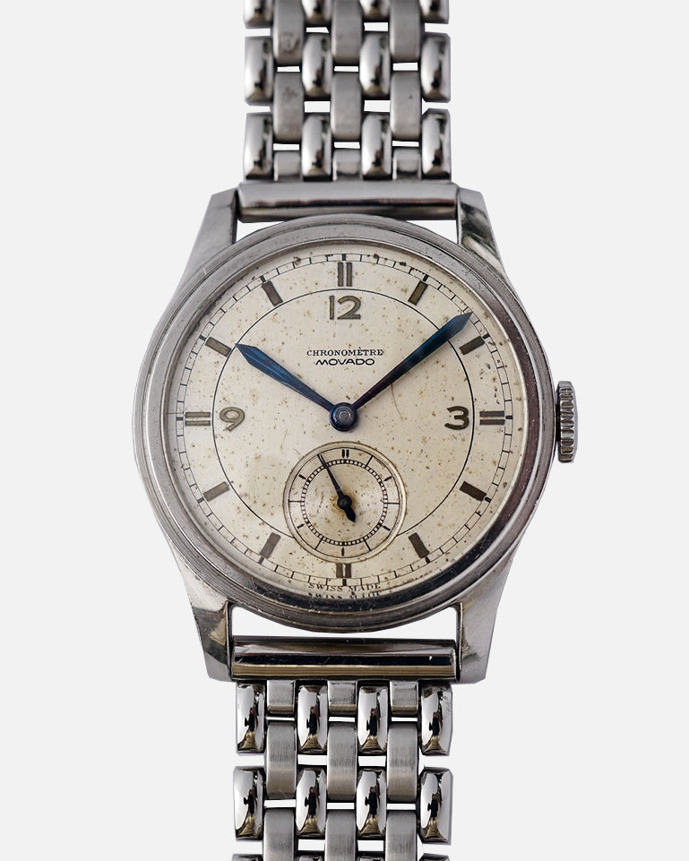 1930s Movado Chronomètre Sector Dial | Cataltrava Stryle | Stepped Bezel  | Ref. 12790 | Cal.75