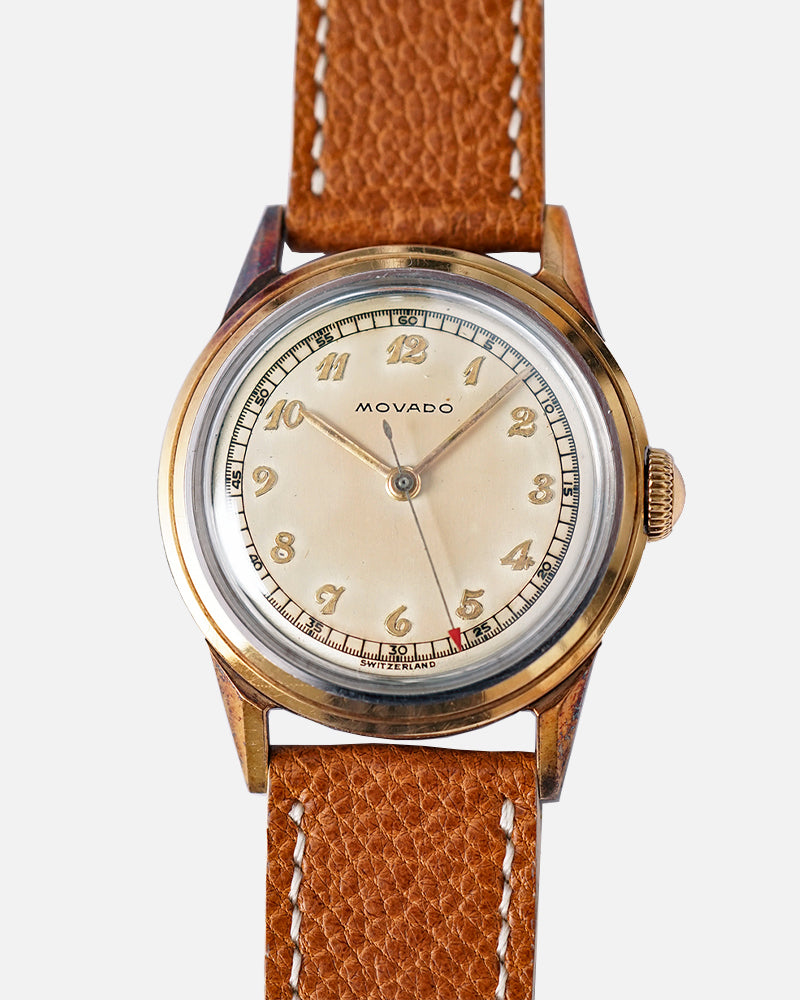 1940s Movado - Breguet Numbers | François Borgel | Two-Tone Gold and Steel 30mm | Ref. 18611 | Cal. C260M