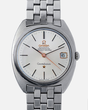 1967 Omega Constellation C-Shape | No Lume Dial | Unpolished | Ref. SF 168.017 |  | Brick Bracelet