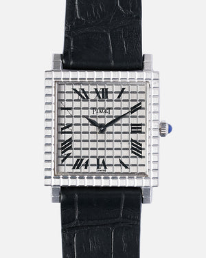 1960s Piaget in White Gold | Rare Brick Pattern | Ref.3464 | Cal. 9P | 18Kr White Gold