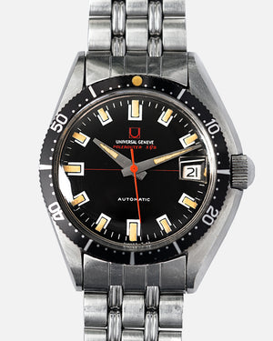 *RARE* 1969 Universal Genève Polerouter SUB |  | Ref. 869116/02 | Full Set - Box & Papers | Unpolished