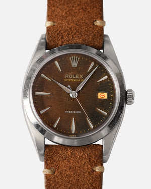 1959 Rolex Oysterdate Precision - Tropical Gilt Dial | No-Lume Dial | Ref. 6694 | Roulette Date