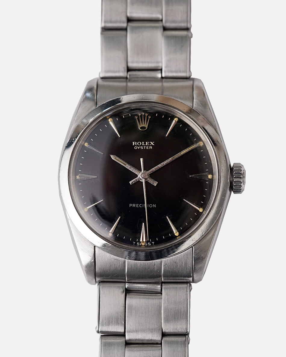 1967 Rolex Oyster Precision | Black Glossy Gilt Dial |Ref. 6426 | Full Set Box & Papers