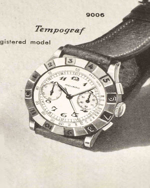 *VERY RARE* 1930s Movado Tempograf | Applied Breguet Numbers | Ref. 19006  Cal. M90