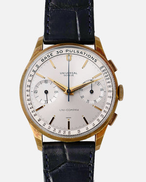 1962s Universal Genève Uni-Compax | Pulsations Dial | 18K Yellow Gold | Unpolished