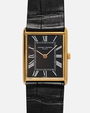 1960s Vacheron Constantin “Tank” | Ref. 33201 | 18Kt Yellow Gold | Original Strap, Buckle and New Strap