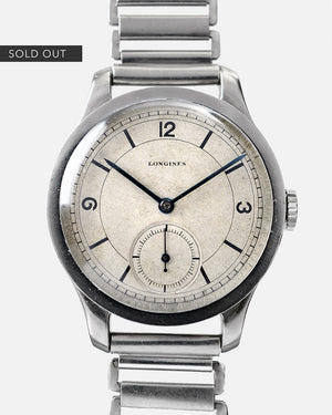 1938 Longines 'Sector Dial' | Flat Bezel | Ref.2326| Cal. 1268z | Gay Frères Bamboo Bracelet | Extract From Archives