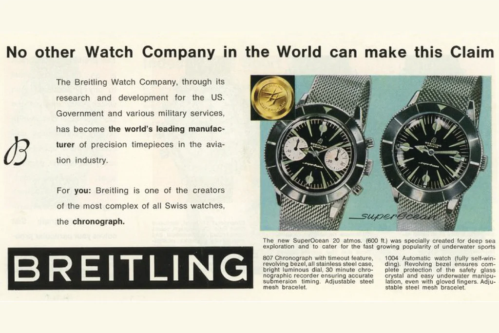 *VERY RARE* 1959 Breitling SuperOcean |  | Ref. 1004| Cal. B125