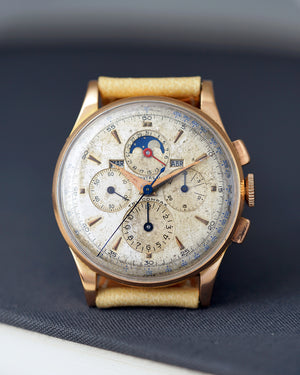 1949 Universal Genève Tri-Compax | Jumbo 37.5mm | 18K Rose Gold | Ref. 12296 | Cal. 481