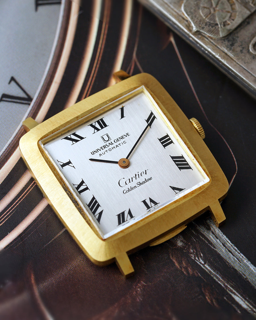 *NOS* 1966 Universal Genève Retailed By Cartier | Cal. 1-66 | Ref.116614/3 | 18Kt Gold | With Box, Original Strap and Signed Gold Buckle
