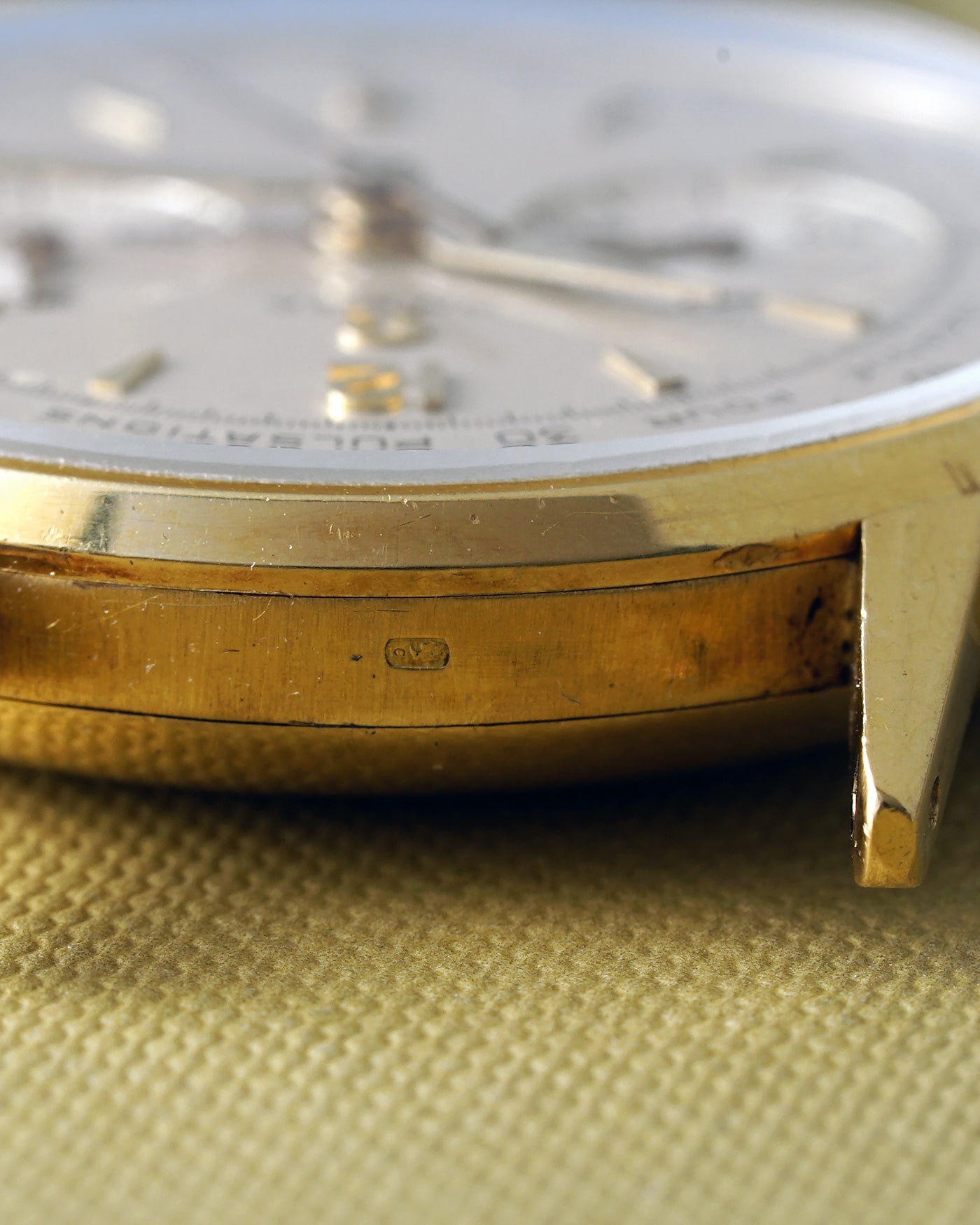 1956 Omega Rare Pulsations and Tachymetre Dial | Cal.320 | Ref. OT 2278 | 18Kt Gold |  | With Original Buckle