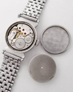 1940s Movado Acvatic 'Breguet Numbers' | François Borgel Case | Ref. 11731 | Cal.150MN | Steel and Rose Gold