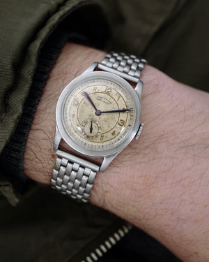 1930s Movado Cronomètre Wide Flat Bezel  | Ref. 12706  | Cal.75