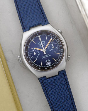 1970s Heuer Daytona Chronograph | Ref 110.203B | Calibre 12 Automatic | With Bracelet and Leather Strap