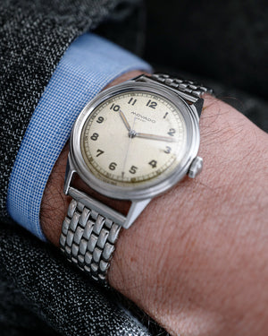 1950s Movado Sport | François Borgel Case | Rare Jumbo 35mm Stepped Bezel | Ref. 18615