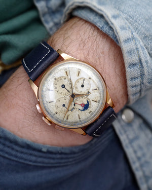 1949 Universal Genève Tri-Compax | Jumbo 37.5mm | 18K Rose Gold | Ref. 12296 | Cal. 481