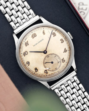 1940s Movado 'Raised Breguet Numbers' Calatrava Style | Large 35mm | Cal. 125 | Ref. 18114