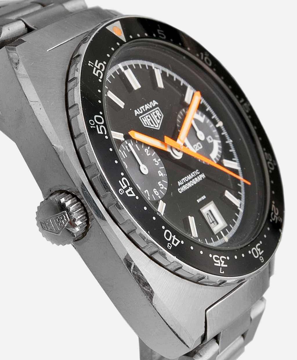 1970s Heuer Autavia 'Orange Boy' Argentinian Air Force The