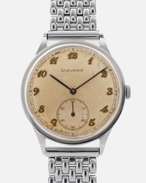 1940s Movado 'Raised Breguet Numbers' Calatrava Style | Large 35mm | Cal. 125 | Ref. 18114