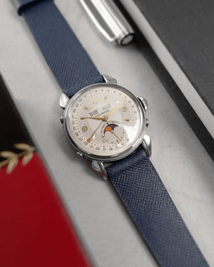 NOS 1950s Movado Astrograph-Celestograf | Ref. 14970 | François Borgel Case | Spanish Date