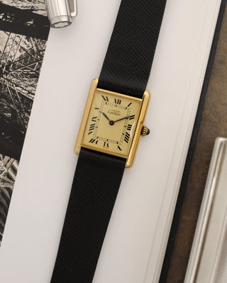 Cartier Tank Small Size in 18k Gold circa 1985 — Wind Vintage