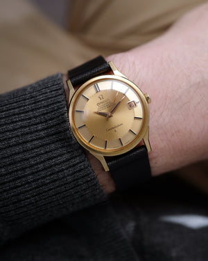 *MINT* Omega Constellation Pie-Pan Deluxe |  Ref. 168005/6 | 18Kt Rose Gold | 'Dog Leg' Lugs | With Box