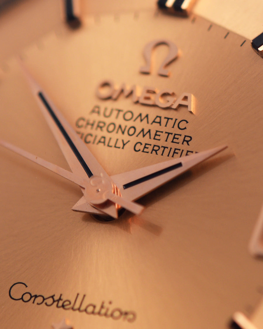 *MINT* Omega Constellation Pie-Pan Deluxe |  Ref. 168005/6 | 18Kt Rose Gold | 'Dog Leg' Lugs | With Box