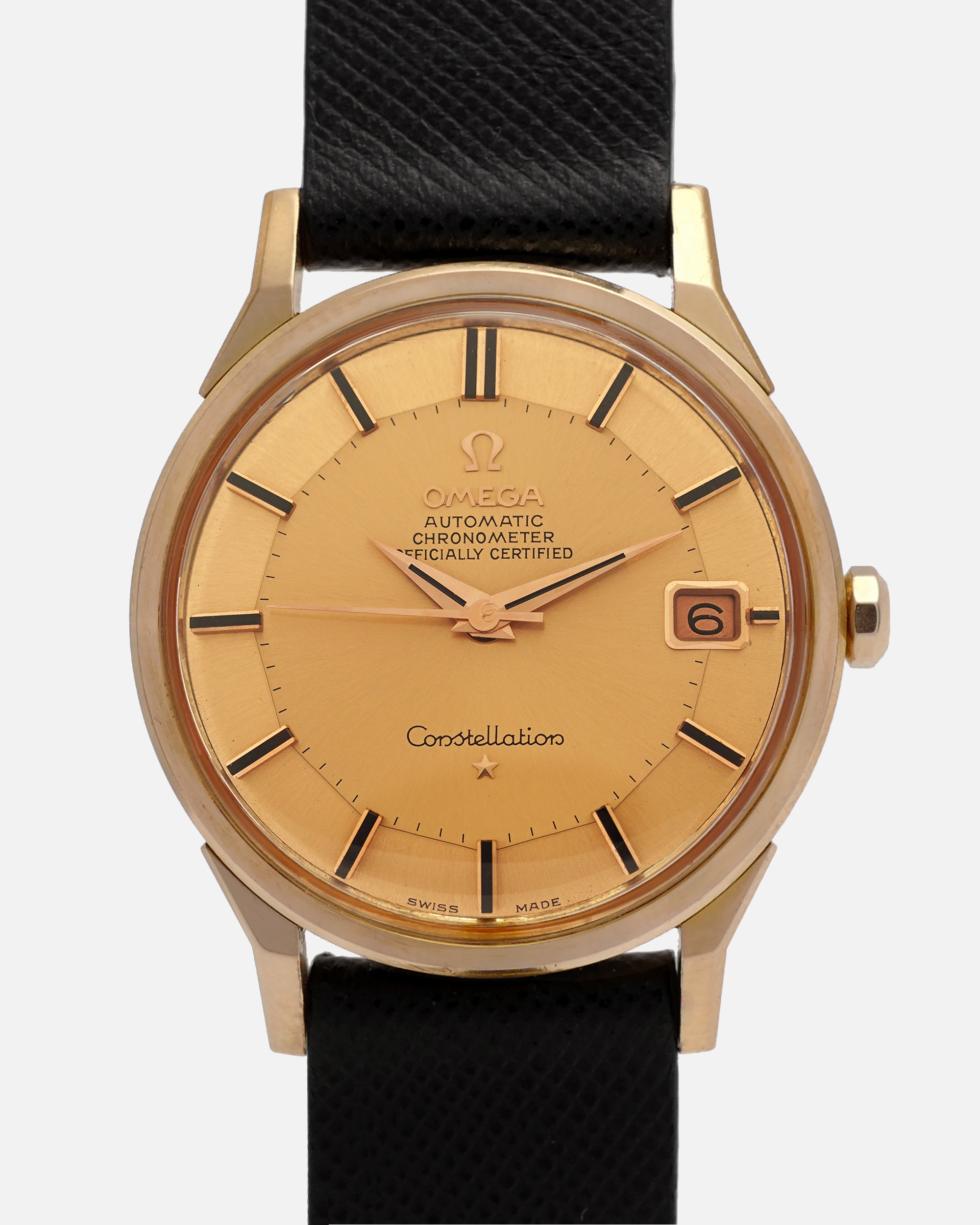 *MINT* Omega Constellation Pie-Pan Deluxe |  Ref. 168005/6 | 18Kt Rose Gold | 'Dog Leg' Lugs | With Box