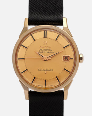 *MINT* Omega Constellation Pie-Pan Deluxe |  Ref. 168005/6 | 18Kt Rose Gold | 'Dog Leg' Lugs | With Box