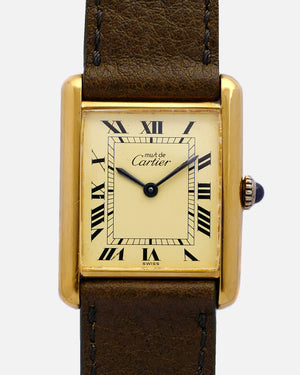 1970s Must de Cartier Tank | Mécanique | 18kr Vermeil | Large