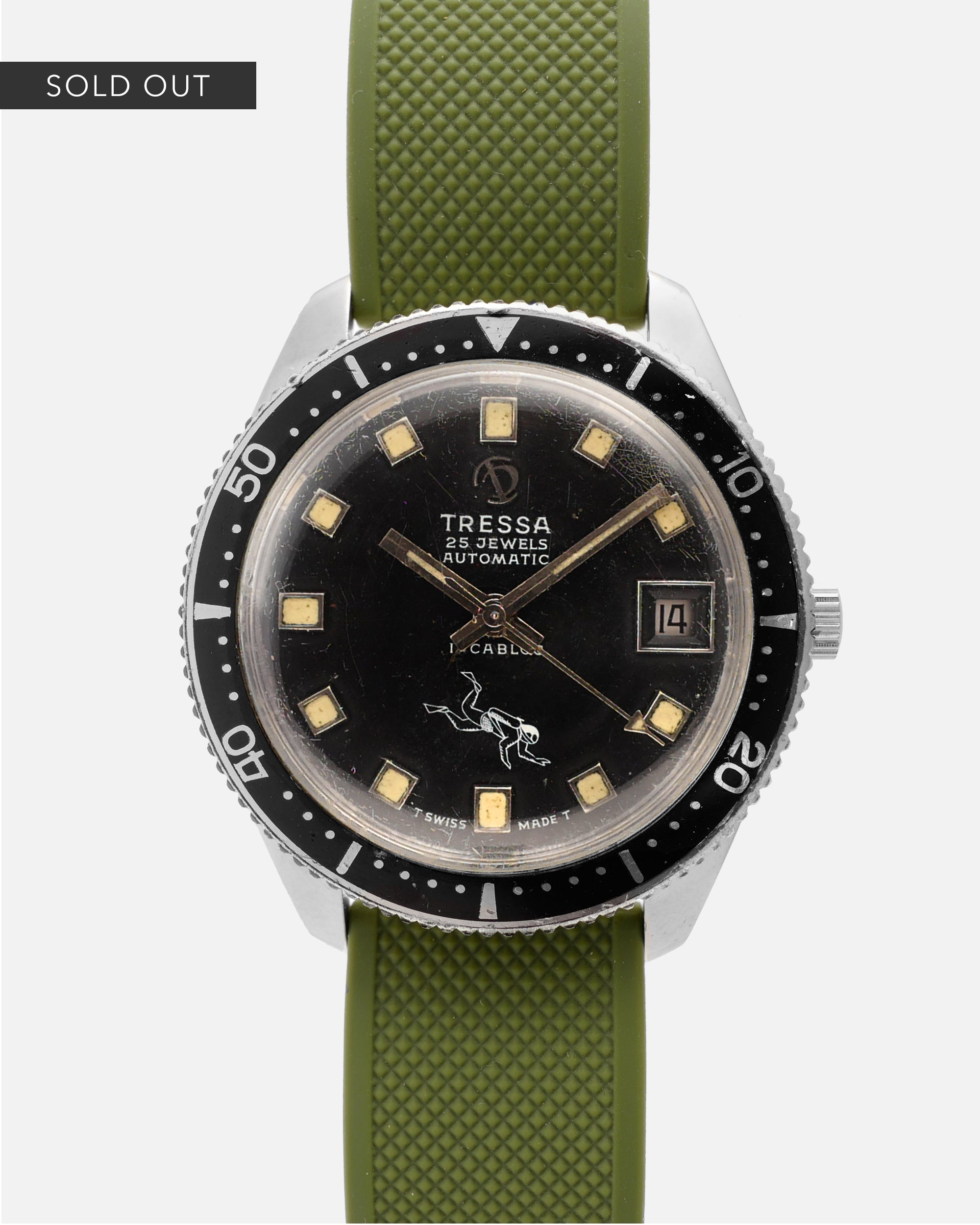 Tressa Laser Beam 21 Jewels Swiss Made Automatic Vintage Watch - पुरुष -  1756912769